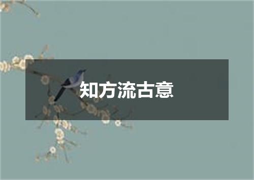 知方流古意