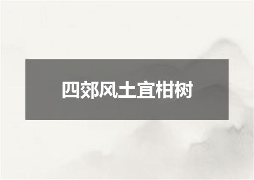 四郊风土宜柑树