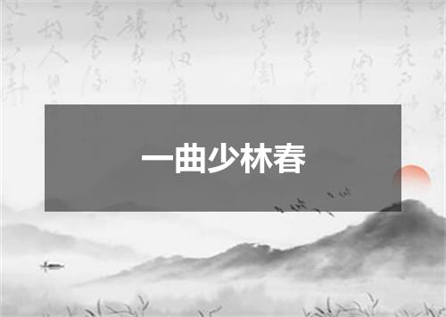 一曲少林春