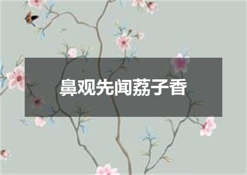 鼻观先闻荔子香