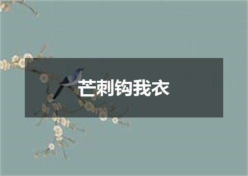 芒刺钩我衣