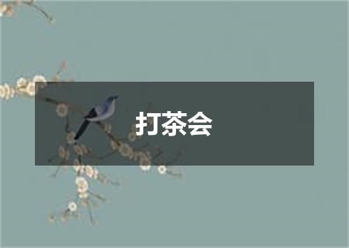 打茶会