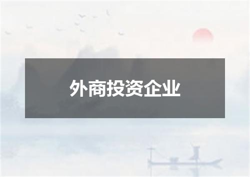 外商投资企业