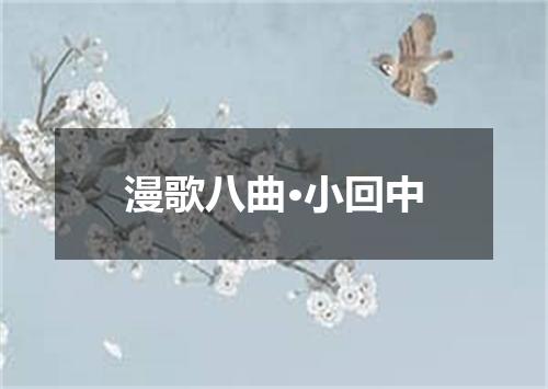 漫歌八曲·小回中