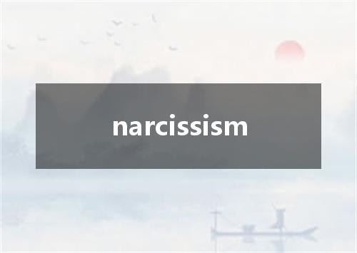 narcissism是什么意思