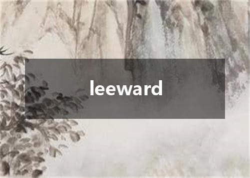 leeward是什么意思