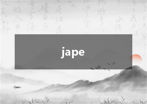 jape是什么意思