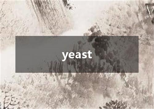 yeast是什么意思