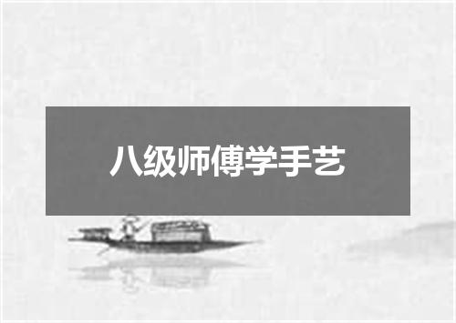 八级师傅学手艺