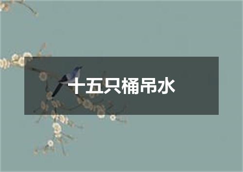 十五只桶吊水