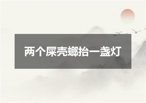 两个屎壳螂抬一盏灯