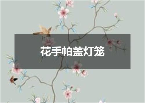 花手帕盖灯笼