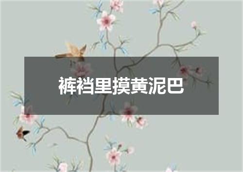 裤裆里摸黄泥巴