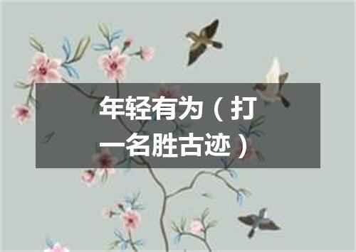 年轻有为（打一名胜古迹）