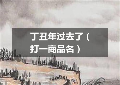 丁丑年过去了（打一商品名）