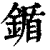 鍎(印刷字体·清·康熙字典)