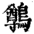 鷷(印刷字体·清·康熙字典)